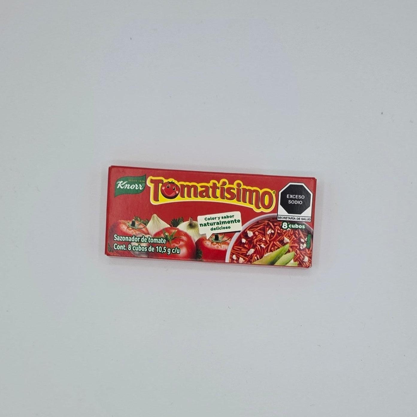 Tomatisimo – Tomatensoße in Würfeln, mexikanischer Gewürzzubereiter