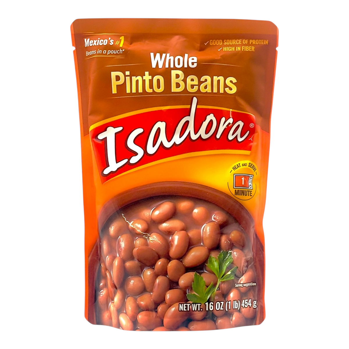 FRIJOLES ISADORA 454 GR FRIJOLES CLAROS ENTEROS POUCH