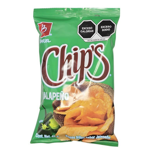 CHIPS JALAPENO 42 GR - BARCEL.