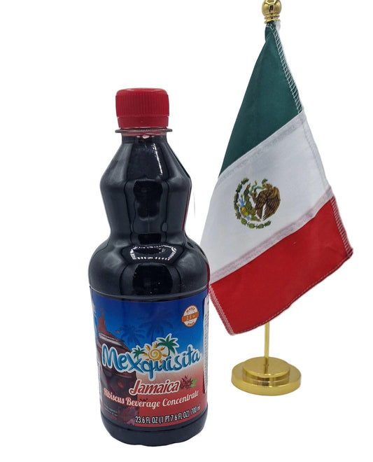 CONCENTRADO DE JAMAICA (HIBISKUS) MEXQUISITA 700 ML.