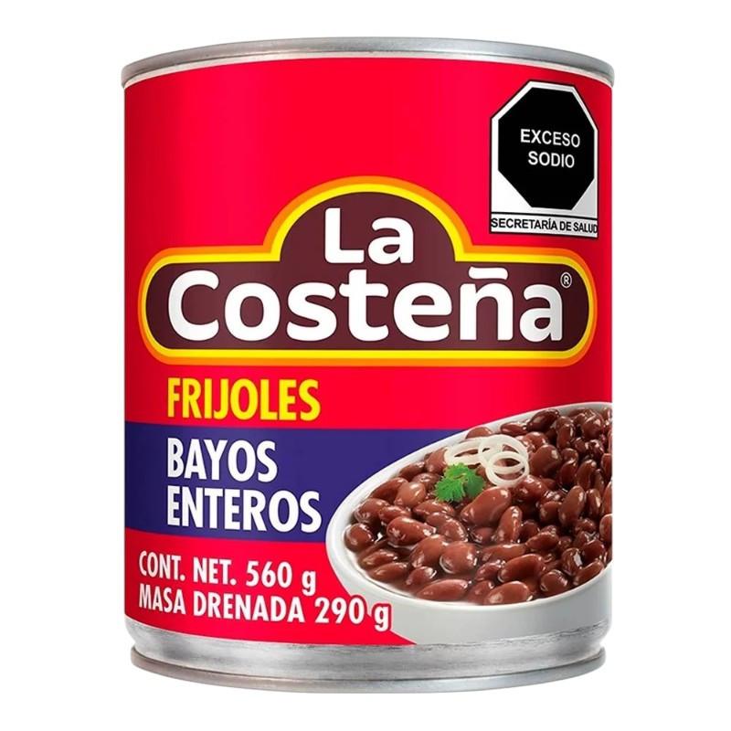 FRIJOLES BAYOS ENTEROS 560 G LA COSTENA.