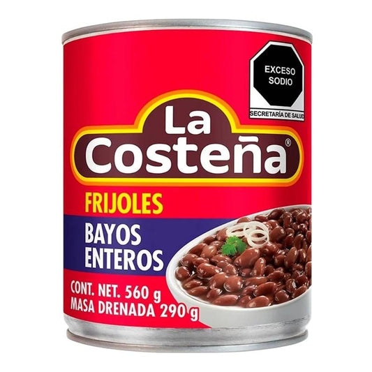FRIJOLES BAYOS ENTEROS 560 G LA COSTENA.