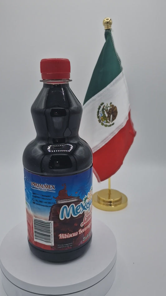 CONCENTRADO DE JAMAICA (HIBISKUS) MEXQUISITA 700 ML.