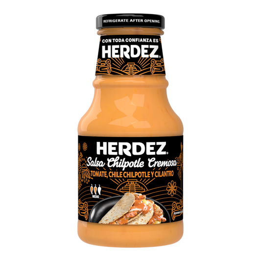 Salsa chipotle cremosa Herdez ahumada 240g